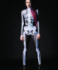 BADINKA Full Bodysuits X-Ray Skeleton Costume 13 BADINKA Full Bodysuits X-Ray Skeleton Costume