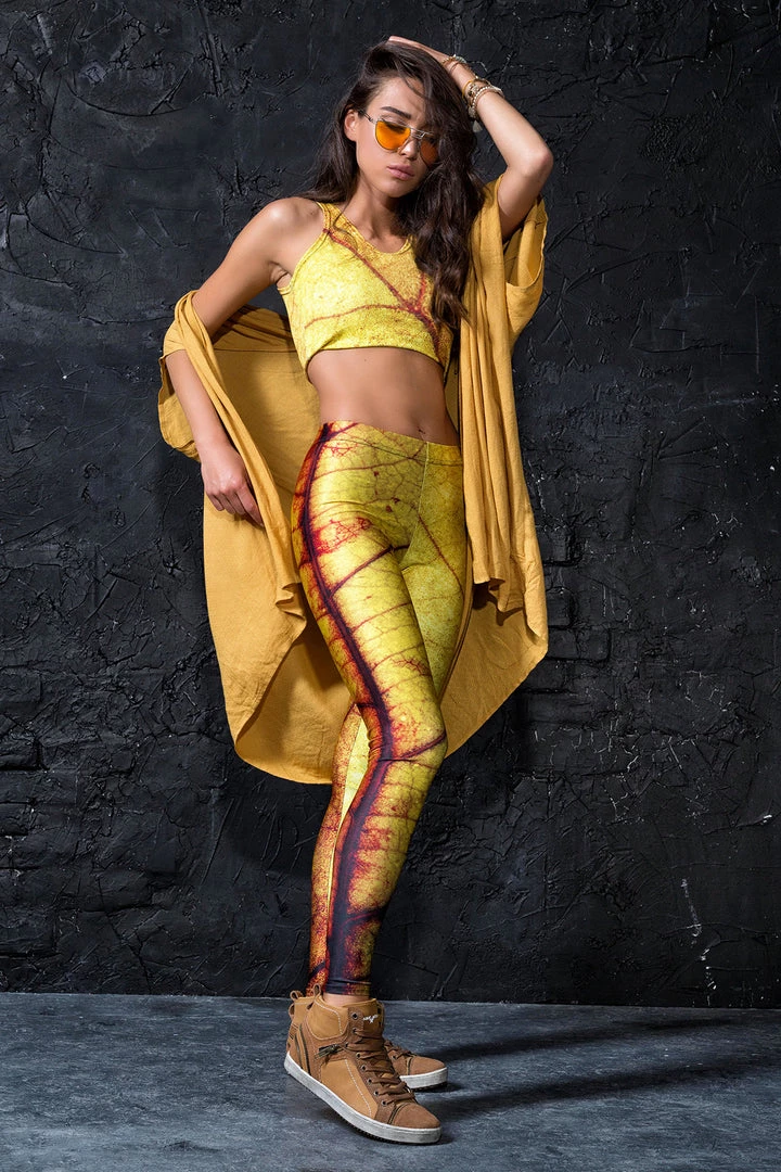 BAD INKA Leafy Leggings 5 BAD INKA Leafy Leggings