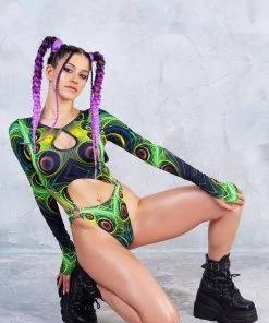 BADINKA Doppler Effekt Ring Bodysuit