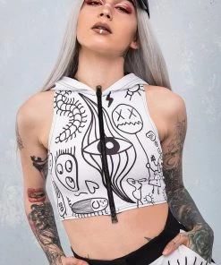 BADINKA Ugley Hooded Zippy Top Tops 9 BADINKA Ugley Hooded Zippy Top Tops