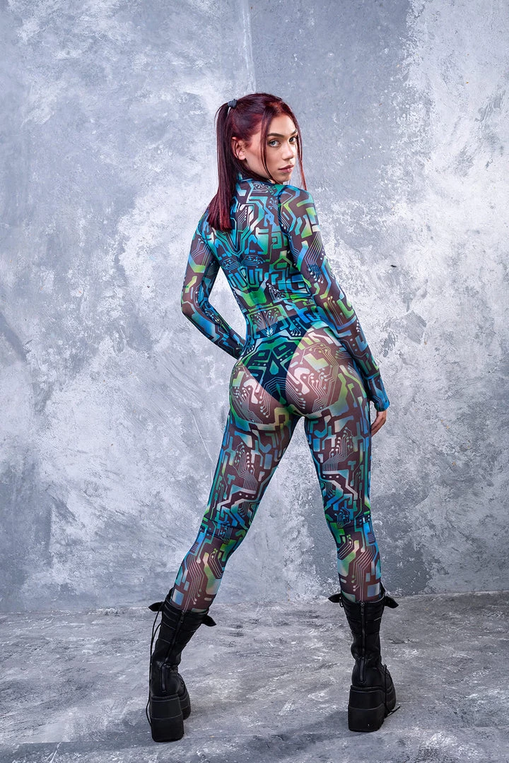 BADINKA Circuit Flow Full Mesh Costume RAVE GEAR 5 BADINKA Circuit Flow Full Mesh Costume RAVE GEAR