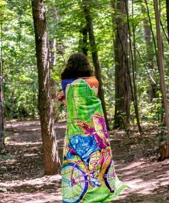 BADINKA Bicycle Day Blotter XXL Towel