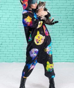 BADINKA Cosmic Kitties Onesie