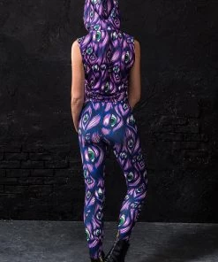 BAD INKA Tops I See You Purple Hooded Top 7 BAD INKA Tops I See You Purple Hooded Top