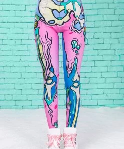 BADINKA Kawaii Pop Art Warm Leggings