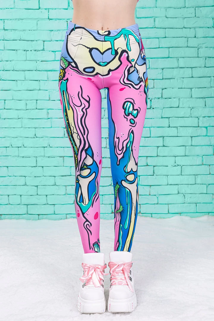 BADINKA Kawaii Pop Art Warm Leggings 3 BADINKA Kawaii Pop Art Warm Leggings