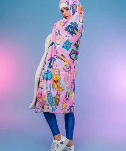 BADINKA Rabbidelic Hooded Blanket (Pink)