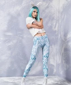 BADINKA Blue Furr Leggings 9 BADINKA Blue Furr Leggings