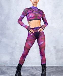 BADINKA Fluctuation Mesh Leggings NEW 10 BADINKA Fluctuation Mesh Leggings NEW