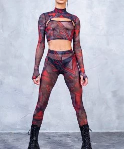 BADINKA Futura Mesh 2 Piece Shrug Top