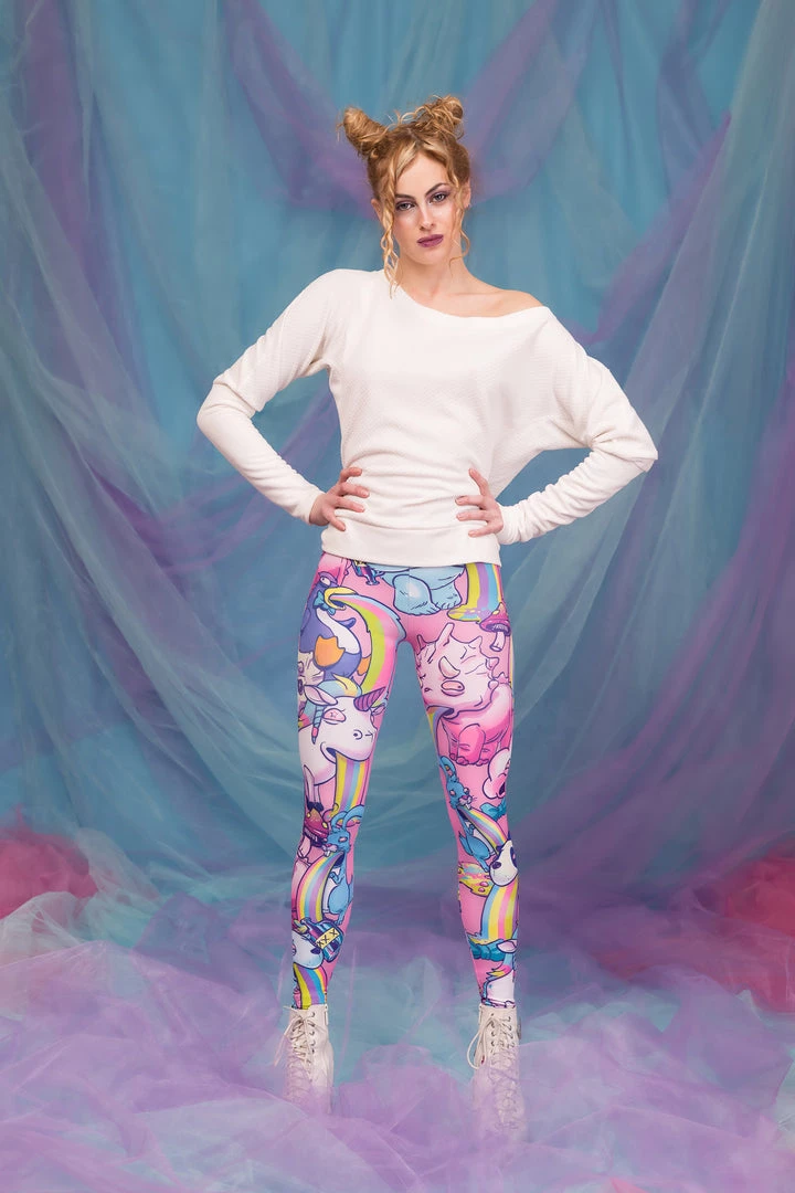BADINKA Sick Of You Warm Leggings (Pink) 5 BADINKA Sick Of You Warm Leggings (Pink)