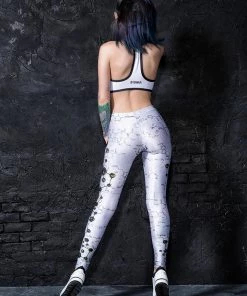 BAD INKA White Formula Leggings