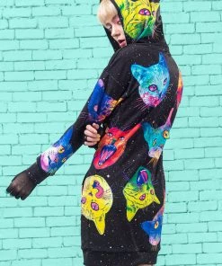 BADINKA Cosmic Kitties Hoodie Hoodies 11 BADINKA Cosmic Kitties Hoodie Hoodies