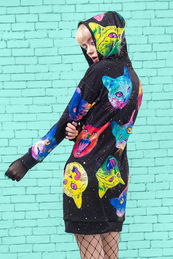 BADINKA Cosmic Kitties Hoodie Hoodies 5 BADINKA Cosmic Kitties Hoodie Hoodies