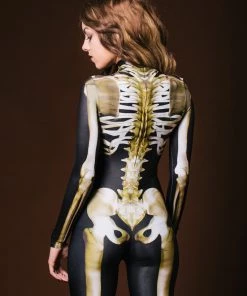 BADINKA Full Bodysuits Graveyard Skeleton Costume 10 BADINKA Full Bodysuits Graveyard Skeleton Costume
