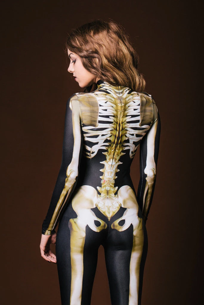 BADINKA Full Bodysuits Graveyard Skeleton Costume 6 BADINKA Full Bodysuits Graveyard Skeleton Costume
