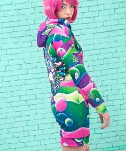 BADINKA Shaggy Unicorn Hoodie Hoodies