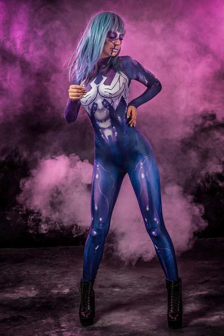 BADINKA Full Bodysuits Venom Spider Babe Costume 6 BADINKA Full Bodysuits Venom Spider Babe Costume