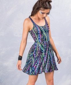 BAD INKA Dresses Psy Knot Skater Dress