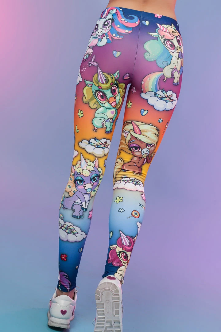 BADINKA Warm Leggings Cuteness Overload Warm Rainbow Leggings 6 BADINKA Warm Leggings Cuteness Overload Warm Rainbow Leggings