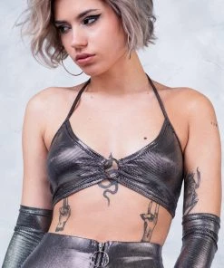 BADINKA RAVE GEAR Monochrome Ring Top