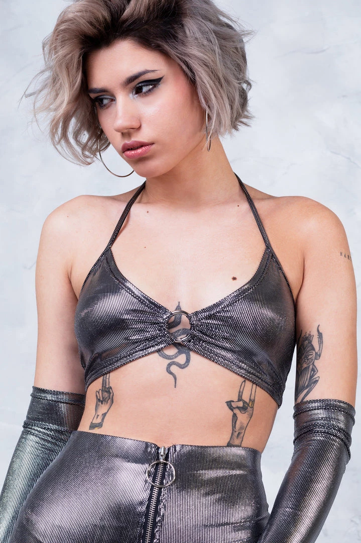 BADINKA RAVE GEAR Monochrome Ring Top 3 BADINKA RAVE GEAR Monochrome Ring Top