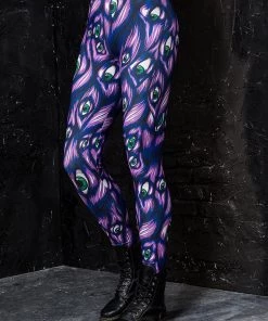 BAD INKA I See You Purple Leggings 9 BAD INKA I See You Purple Leggings