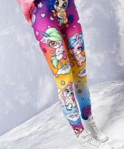 BADINKA Cuteness Overload Rainbow Leggings