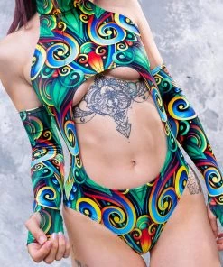 BADINKA Night Elf Cut Out Bodysuit