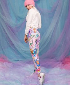 BADINKA Rabbidelic Warm Leggings (Pink) 11 BADINKA Rabbidelic Warm Leggings (Pink)