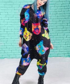 BADINKA Cosmic Kitties Onesie