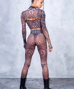 BADINKA Pulsar Mesh 2 Piece Shrug Top NEW 10 BADINKA Pulsar Mesh 2 Piece Shrug Top NEW