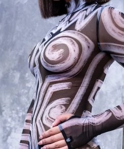 BADINKA The Tribe Is Calling Dark Full Mesh Costume RAVE GEAR