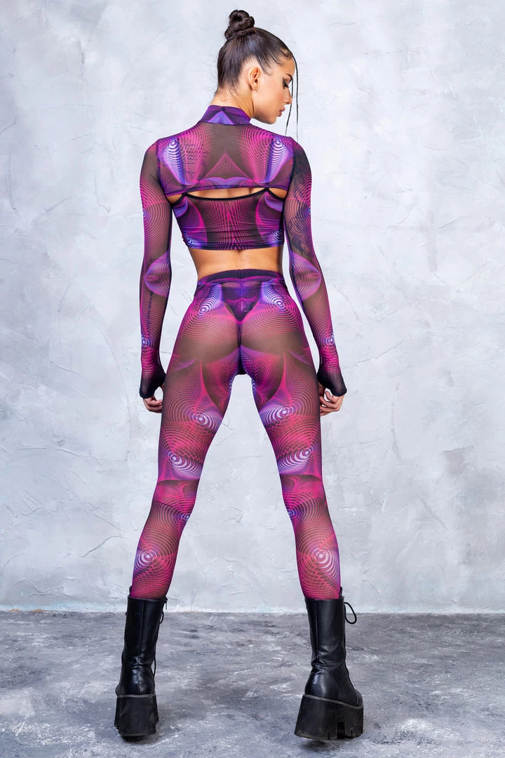 BADINKA Fluctuation Mesh 2 Piece Shrug Top 6 BADINKA Fluctuation Mesh 2 Piece Shrug Top