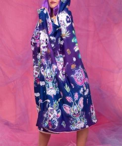 BADINKA Psychotropic Jungle Hoodie Blanket