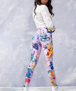 BADINKA Pink Rabbidelic Leggings
