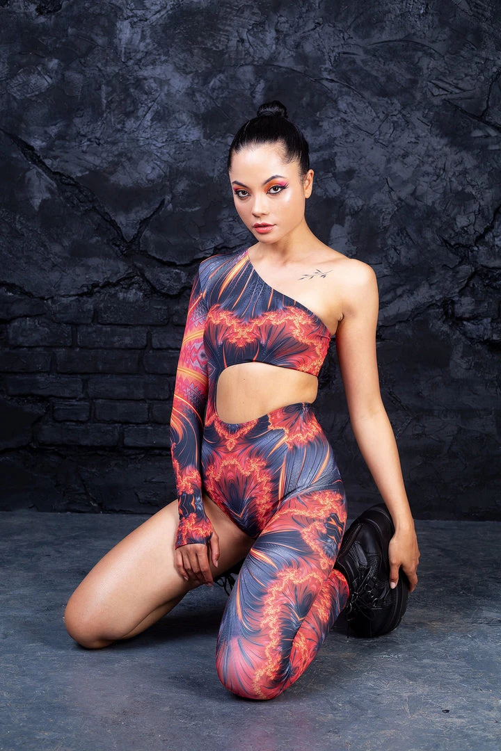 BADINKA Fuego Asymmetrical Costume NEW 6 BADINKA Fuego Asymmetrical Costume NEW