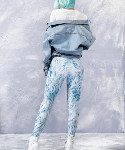 BADINKA Blue Furr Leggings 10 BADINKA Blue Furr Leggings