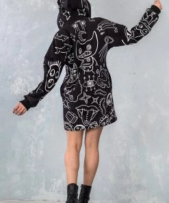 BADINKA Ugley Dark Zippy Hoodie Hoodies