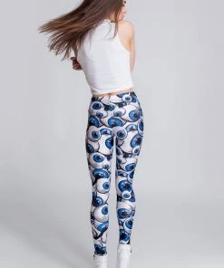 BAD INKA Eyeballz Blue Leggings