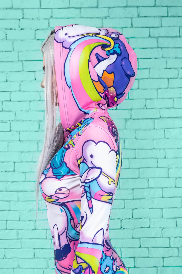 BADINKA Fit-Onesies Sick Of You Fit Onesie (Pink) 7 BADINKA Fit-Onesies Sick Of You Fit Onesie (Pink)