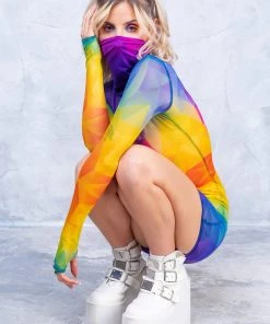 BADINKA NEW Polygon Love Mesh High Neck Dress 11 BADINKA NEW Polygon Love Mesh High Neck Dress