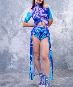 BADINKA Fierce Fluid EZ Maxi Rave Outfit RAVE GEAR 11 BADINKA Fierce Fluid EZ Maxi Rave Outfit RAVE GEAR