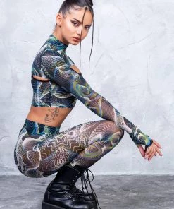 BADINKA Vapor Trance Mesh Leggings NEW 11 BADINKA Vapor Trance Mesh Leggings NEW