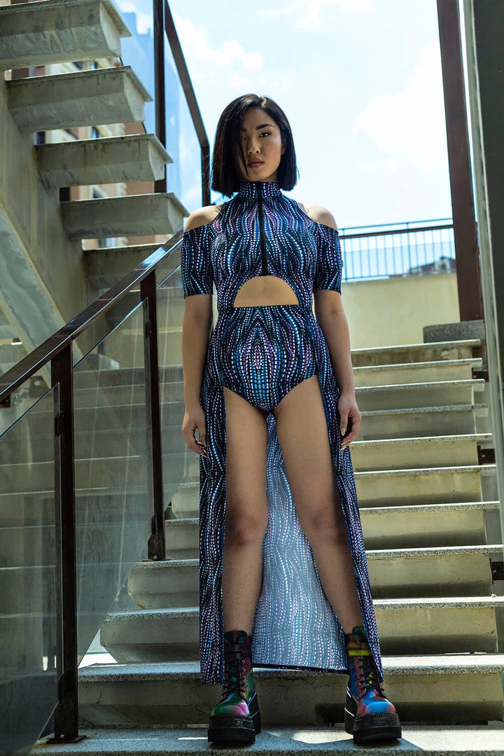 BADINKA RAVE GEAR Psy Firefly EZ Maxi Rave Outfit 6 BADINKA RAVE GEAR Psy Firefly EZ Maxi Rave Outfit