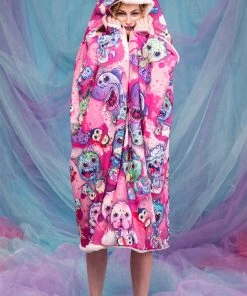 BADINKA Happy Meal Hoodie Blanket Hoodie Blankets