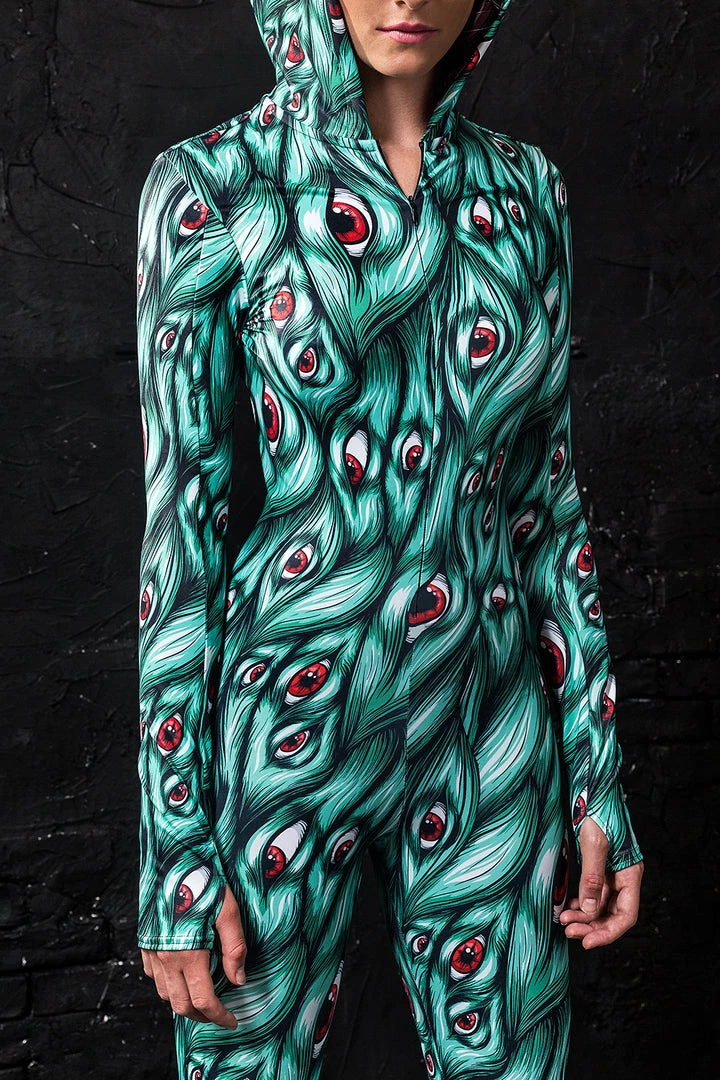 BADINKA I See You Green Fit Onesie 4 BADINKA I See You Green Fit Onesie