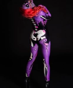 BADINKA Purple Pop Art Costume 11 BADINKA Purple Pop Art Costume