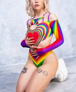 BADINKA NEW Prism Feel Strappy Matrix Bodysuit