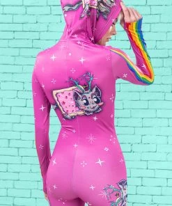 BADINKA Schizo Cat Fit Onesie (Pink) Fit-Onesies 14 BADINKA Schizo Cat Fit Onesie (Pink) Fit-Onesies